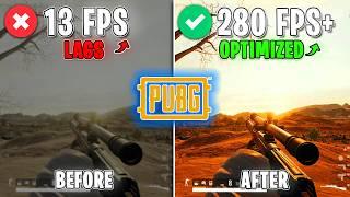 PUBG - BEST PC Optimization Settings for MAX FPS on ANY PC