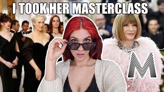 I took ANNA WINTOUR'S MASTERCLASS / Review + her 5 BEST tips!