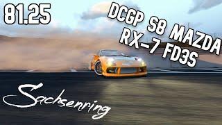 DCGP S8 Sachsenring | 750hp Mazda RX-7 FD3S | 81,25 Points Run | Assetto Corsa