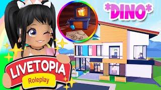 *SECRET DINO CHEST ROOM* Key Location in LIVETOPIA Roleplay (roblox)