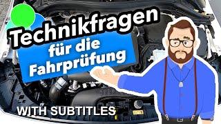 Technical Exam Questions - All technical questions of the driving test - Fahrschule Punkt