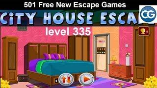 [Walkthrough] 501 Free New Escape Games level 335 - City house escape - Complete Game