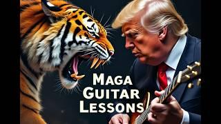 Eye of the tiger Easy Power Chords  (GuitarJAMZ is DARK MAGA )