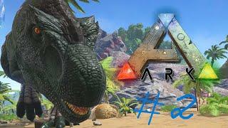 ARK Но хардкор №2 первые бесполезные динозавры