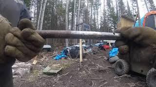 Welding an Argo axle (temporary fix)!