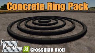 Concrete Ring Pack / FS25 Crossplay mod