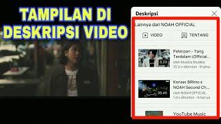 Cara Menampilkan Video Lainnya di Deskripsi Video Youtube