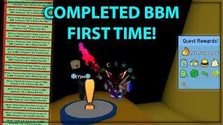 I Completed BBM First Time!! - Bee Swarm Simulator