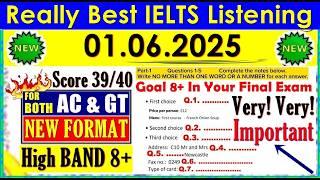 IELTS LISTENING PRACTICE TEST 2025 WITH ANSWERS | 01.06.2025