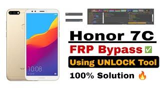 Honor 7c frp By Unlock tool #honor7cfrp #honor  #honorfrpbypass #