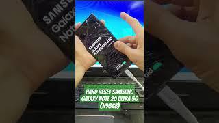 HOW TO Hard Reset Samsung Note 20 Ultra 5G (SM-N986B), Delete Pin, Pattern, Password lock.