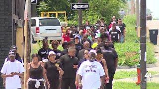 Community march in Kansas City calls for action amid rising violence