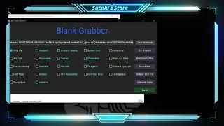 𝙎𝙖𝙘𝙖𝙡𝙪'𝙨 𝙎𝙩𝙤𝙧𝙚-Blank Grabber Tutorial