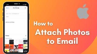 How to Attach Photo to email on iPhone | 2021