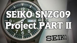 Seiko SNZG09 (Project Part 2) - Finished