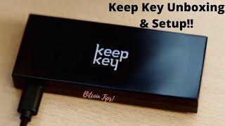 Keep Key Hardware Wallet Unboxing & Review!! Safest Way And Place To Store Bitcoin!!