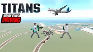 Indian bike gaming 3D NPC Titans fight Malayalam #shots#trx