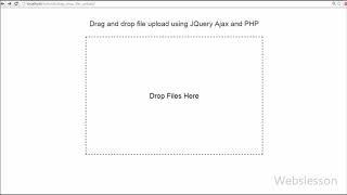 Drag and drop Upload multiples File By Ajax JQuery PHP