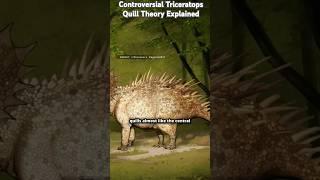 Controversial Triceratops Quill Theory Explained #dinosaur #fossil #science #paleontology