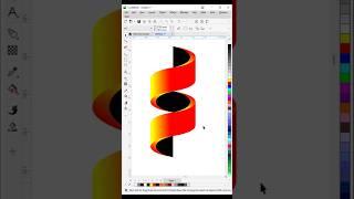 Create Spiral Shape Vector in CorelDRAW #Shorts | Quick CorelDRAW Tip #coreldraw #graphicdesign