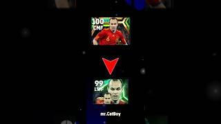 Iniesta all time best card in eFootball 2024 Mobile #efootball2024 #viral 