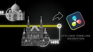 Stylized Timeline Animation | Davinci Resolve Tutorial