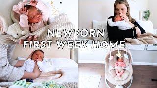 FIRST WEEK HOME WITH A NEWBORN BABY