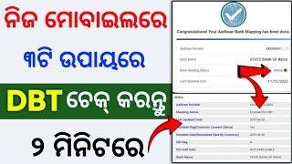 how to check dbt linked account | dbt link account check odia | dbt kaise check kare odia