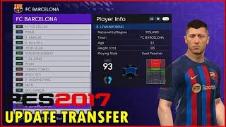 PES 2017 NEW OPTION FILE UPDATE TRANSFER 2022 FOR ALL PATCH