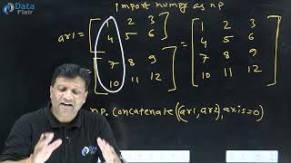 NumPy Concatenate Function | How to Concatenate NumPy Arrays | NumPy Tutorials [Hindi]