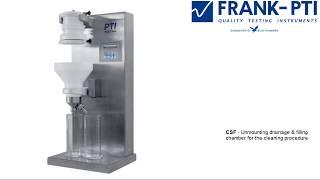 Canadian Standard Freeness Tester (CSF) unmounting of chambers