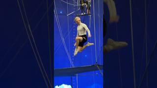 Circus rehearsal  #circus #трюки #цирк #acrobatics #trampoline #flip #jump #skills