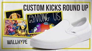 ️ CUSTOM SHOES: Among Us, X-Men, Kobe, Express Gin & King Tut Egypt