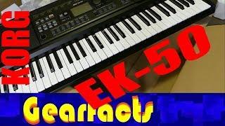 KORG EK-50 unboxing, demo and review