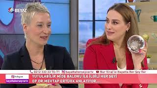 YUTULABİLİR MİDE BALONU İLE İLGİLİ HERŞEYİ OP.DR. MEHTAP ERTÜRK BEYAZ TV DE ANLATIYOR...