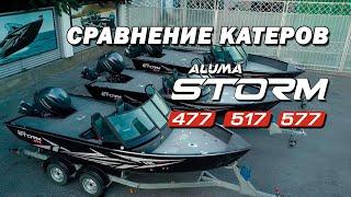 Серия лучших катеров АLUMA STORM. В чем разница и какой выбрать? (aluma-boats.ru)