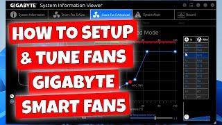 How To Setup & Tune PC Fans For Gigabyte Motherboards With Aorus SIV APP In Windows