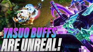 RIOT?! These Yasuo Buffs are INSANE!