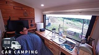 [Car Camping Trip] Spectacular views. Collaboration with "Minivan Life"!