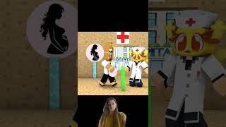 Help Penny Doctor find the real pregnant woman!  #funny #memes #animation #games #minecraft react