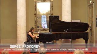 Ekaterina Chebotareva plays Scherzo from the second sonata by Sergei Prokofiev (LIVE)