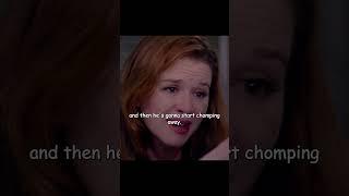 A leech is hidden in the woman's nose #tvshow #shorts #greysanatomy#medical