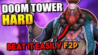 Beat all of DOOM TOWER HARD even as F2P! | Raid Shadow Legends