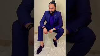 Men Fashion l 2 Piece Suit l Magenta Color Dressing Style