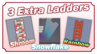 How to get Shroom, Rainbow and Snowflake ladders in Steep Steps Roblox