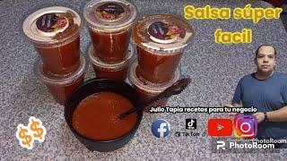 Esta salsa es el secreto de mi taquería hoy te la comparto para que hagas negocios con ella