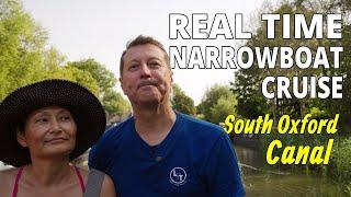 4K-Relaxing, Real-Time Narrowboat Cruise Up the Oxford