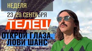 ТЕЛЕЦ. НЕДЕЛЯ 23-29 СЕНТЯБРЯ. ОТКРОЙ ГЛАЗА, ЛОВИ ШАНС. Прогноз от Maksim Kocherga