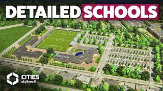 Building a Detailed School Campus! | Columbia County #7