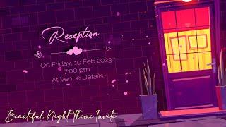 Beautiful Night Theme Save The Date Video  | Wedding Invite Video | Tamil BGM | Inspire Studio